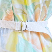Load image into Gallery viewer, Pastel Abstract Printed Short Sleeve Shirt Dress | Small-Medium