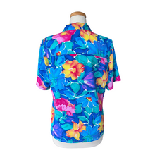 Load image into Gallery viewer, Multicolored Bright Floral Blouse | Medium-Large