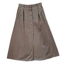 Load image into Gallery viewer, Vintage 1990s Liz Claiborne Olive Green Corduroy Maxi Skirt | Extra-Small / Small