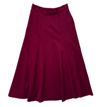 Load image into Gallery viewer, Vintage 1980s Nygard Collections Burgundy Wool Maxi Skirt - Small / Medium