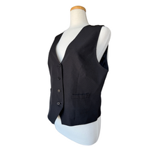 Load image into Gallery viewer, Minimalist Black Suit Vest | Medium-Large