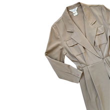 Load image into Gallery viewer, Mirror Room by Hudson's Bay Beige Wool Trench Dress | Small