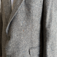 Load image into Gallery viewer, Men's Dark Gray Marled Wool Blazer | Extra-Large