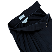 Load image into Gallery viewer, Spitalnick & Co. Saks Fifth Avenue Pleated Black Wool Skirt | Medium
