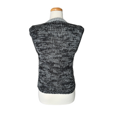 Load image into Gallery viewer, Red and Gray Abstract Print Knit Vest | Large