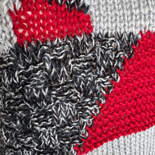 Load image into Gallery viewer, Red and Gray Abstract Print Knit Vest | Large
