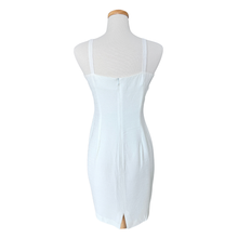 Load image into Gallery viewer, Farouche by Lori Weidner Lace Fringe Trim Dress | Small - Medium