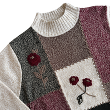 Load image into Gallery viewer, Tanjay Patch Knit Turtleneck Sweater | Large / Extra-Large