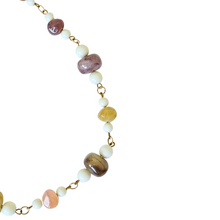 Load image into Gallery viewer, Upcycled Multicolor Beaded Chain Necklace
