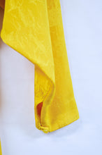 Load image into Gallery viewer, Texture Bright Yellow Pleated Waist Dress | S-M