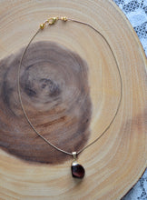 Load image into Gallery viewer, Hand Crafted Gold Tiger's Eye Pendant Necklace