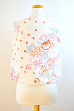 Load image into Gallery viewer, Up-Cycled Handcrafted Vintage Floral Tie-Front Vest | Large