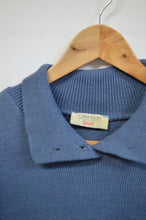Load image into Gallery viewer, Calvin Klein Blue Wool Blend High Neck Sweater | XS-S