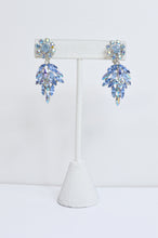 Load image into Gallery viewer, Vintage Sherman Blue Aurora Borealis Brooch and Earring Set | 1950s-1960s