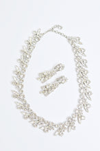 Load image into Gallery viewer, Vintage Sherman Ornate Crystal Necklace and Earring Set | 1950s-1960s