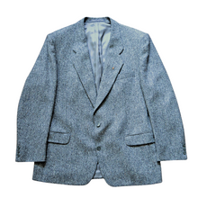 Load image into Gallery viewer, Vintage Men's Dark Gray Marled Wool Blazer | Extra-Large