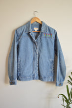 Load image into Gallery viewer, Up-Cycled Ornate Beetle Denim Jacket | M