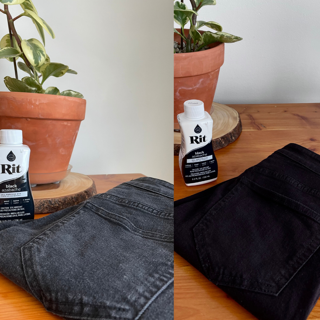 Faded Black Denim? Here's how to Re-Dye It