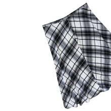 Load image into Gallery viewer, Christopher &amp; Banks Black and White Plaid Midi Skirt | Large
