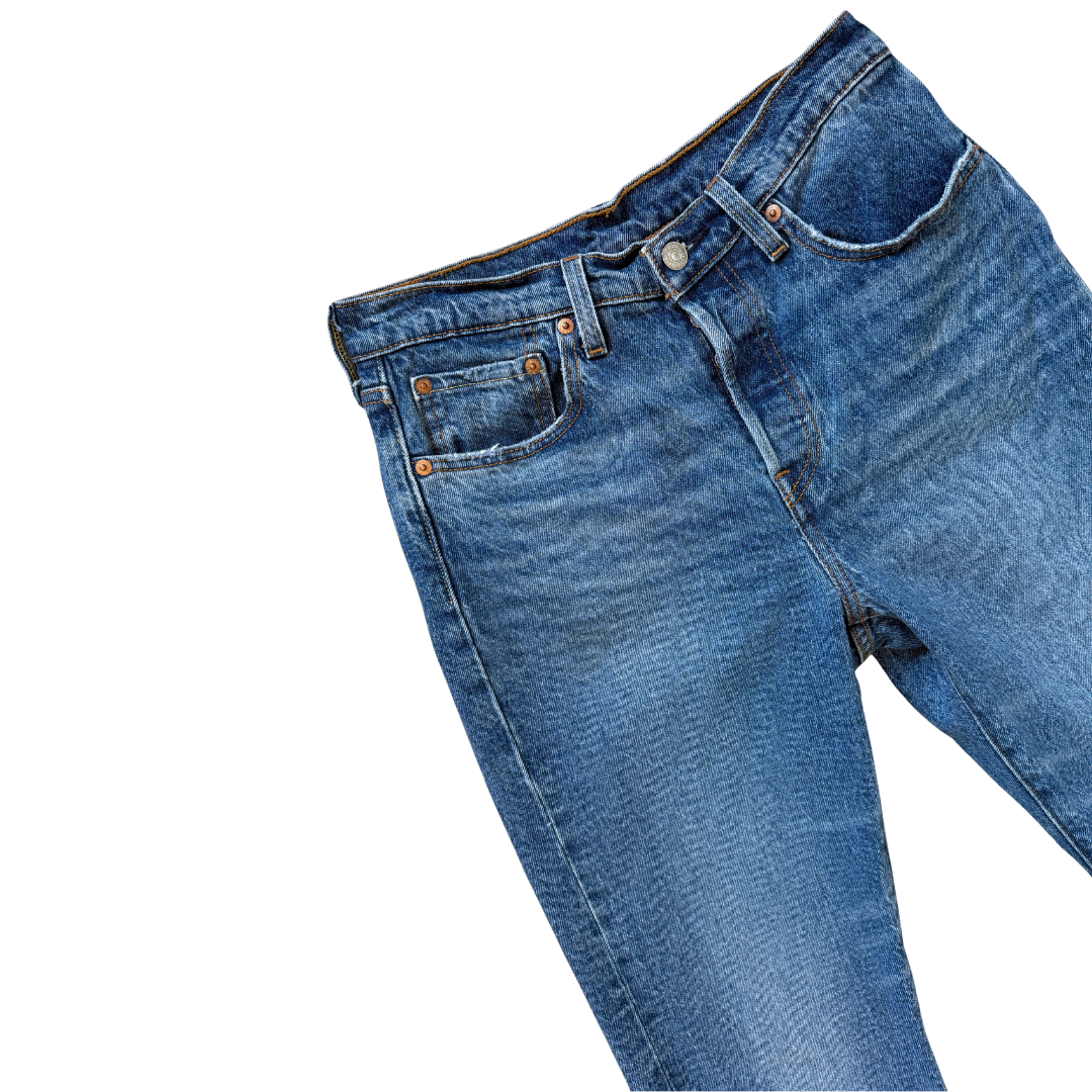 Levi's 501 Original Fit Jeans (Worn in Indigo) | 27