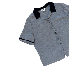 Load image into Gallery viewer, Alia Black and White Gingham Blouse | Large
