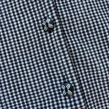Load image into Gallery viewer, Alia Black and White Gingham Blouse | Large
