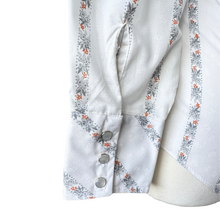 Load image into Gallery viewer, Bar M Rancher Floral and Striped Long Sleeve Collared Shirt | Medium
