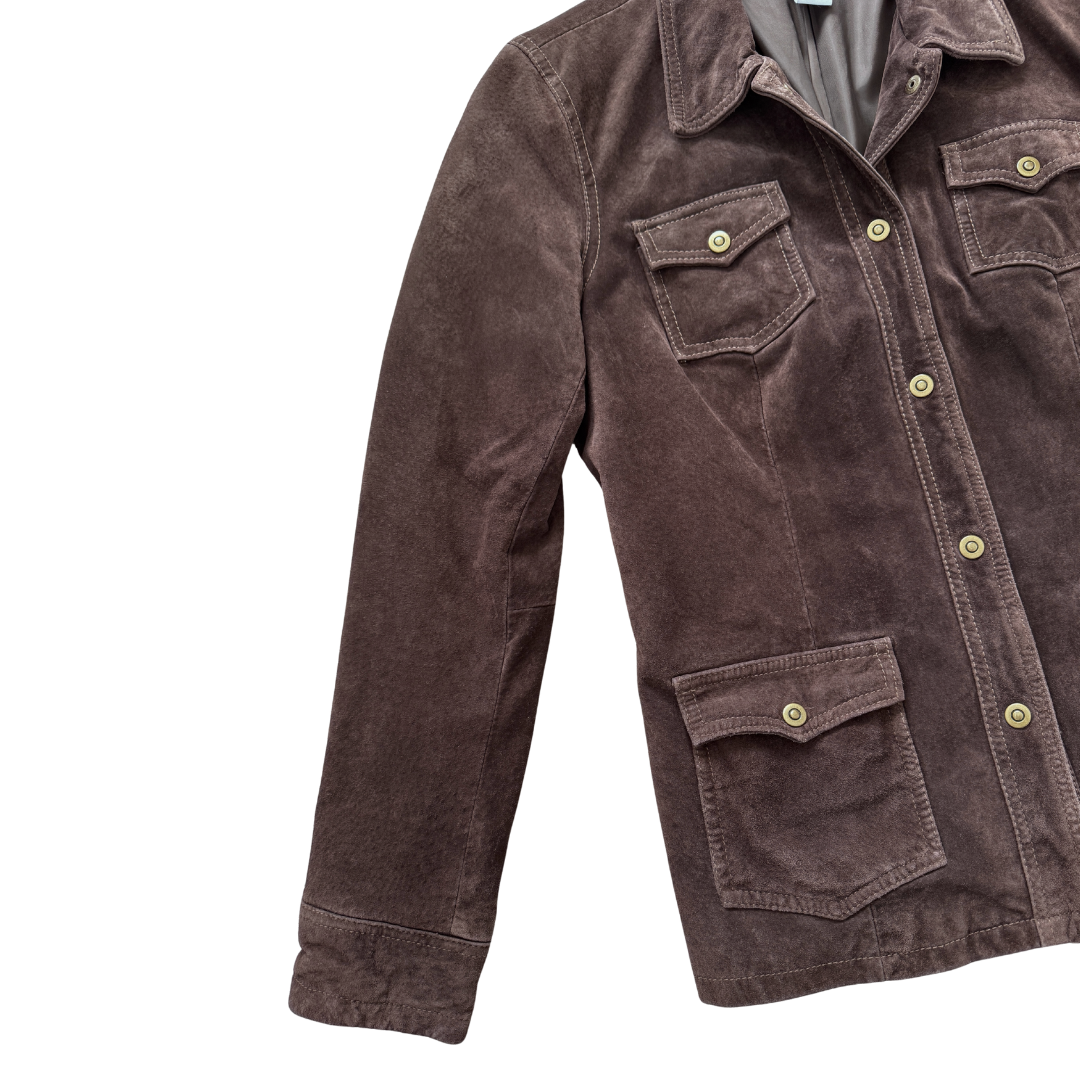 Northern Reflections Brown Suede Jacket | Small