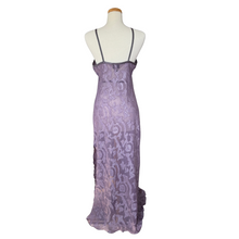 Load image into Gallery viewer, Donna Sheer Mauve Floral Slip Dress | Medium

