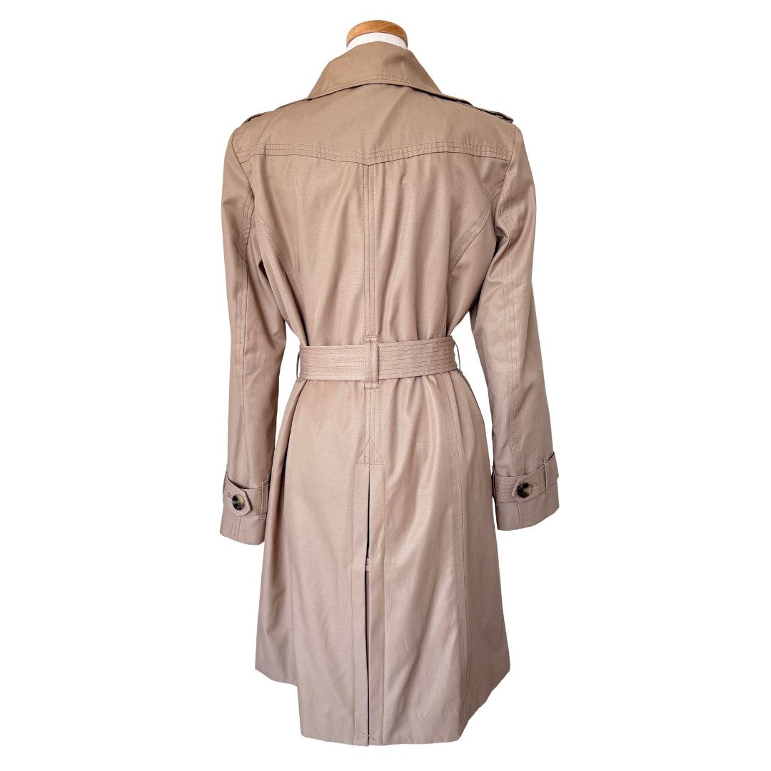 London Fog Khaki Trench Coat | Medium