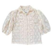 Load image into Gallery viewer, Vintage 1980s-1990s Carefree Fashions Lace Button Down Blouse | Medium-Large
