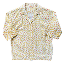 Load image into Gallery viewer, Vintage 1970s-1980s Hudson&#39;s Bay Yellow Floral Collared Blouse | Small-Medium
