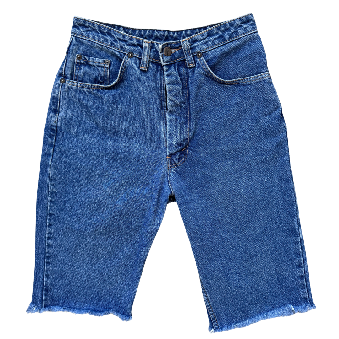 Vintage 1990s Ikeda Cut Off Denim Jorts | 27-28