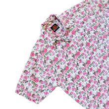 Load image into Gallery viewer, Kiss Wear Pink Rose Print Buttoned Shirt | Large
