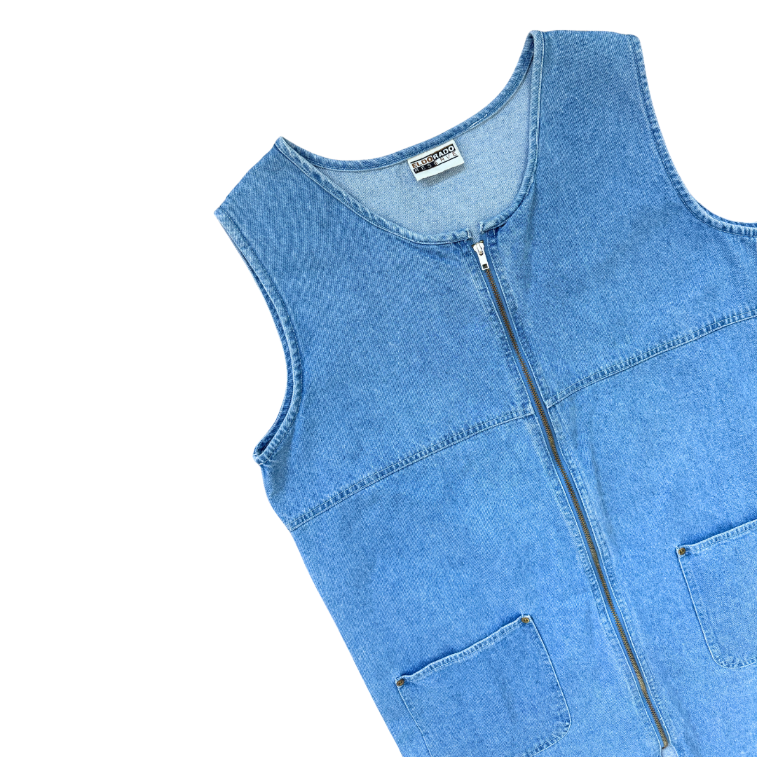 Eldorado Reserve Sleeveless Denim Dress | Extra-Large