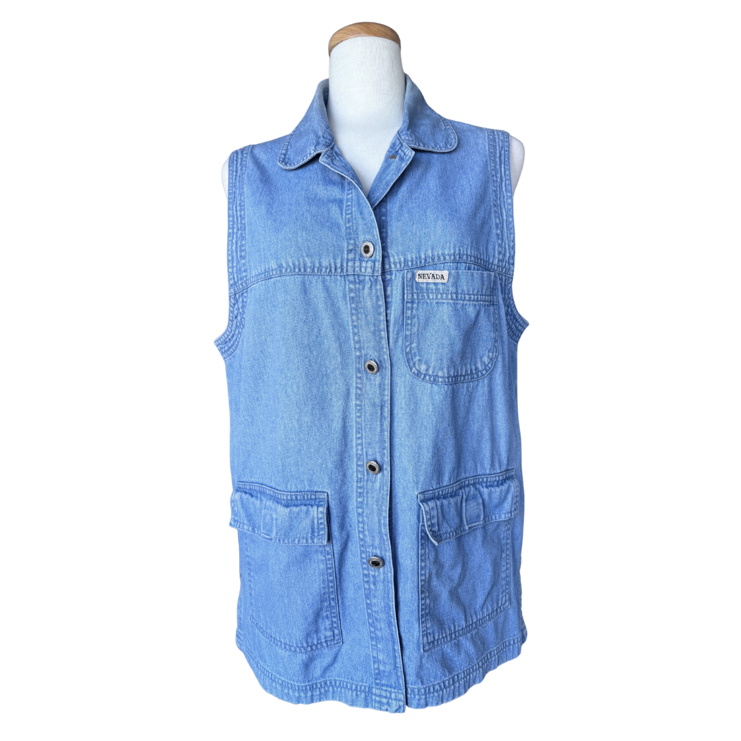 Nevada Denim Vest | Medium - Large