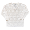 Vintage 80s-90s Grace Floral Lace Knit Sweater | Medium - Large