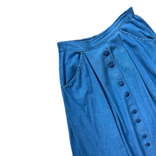 Load image into Gallery viewer, Weekenders Denim Button Front Maxi Skirt |  Small-Medium
