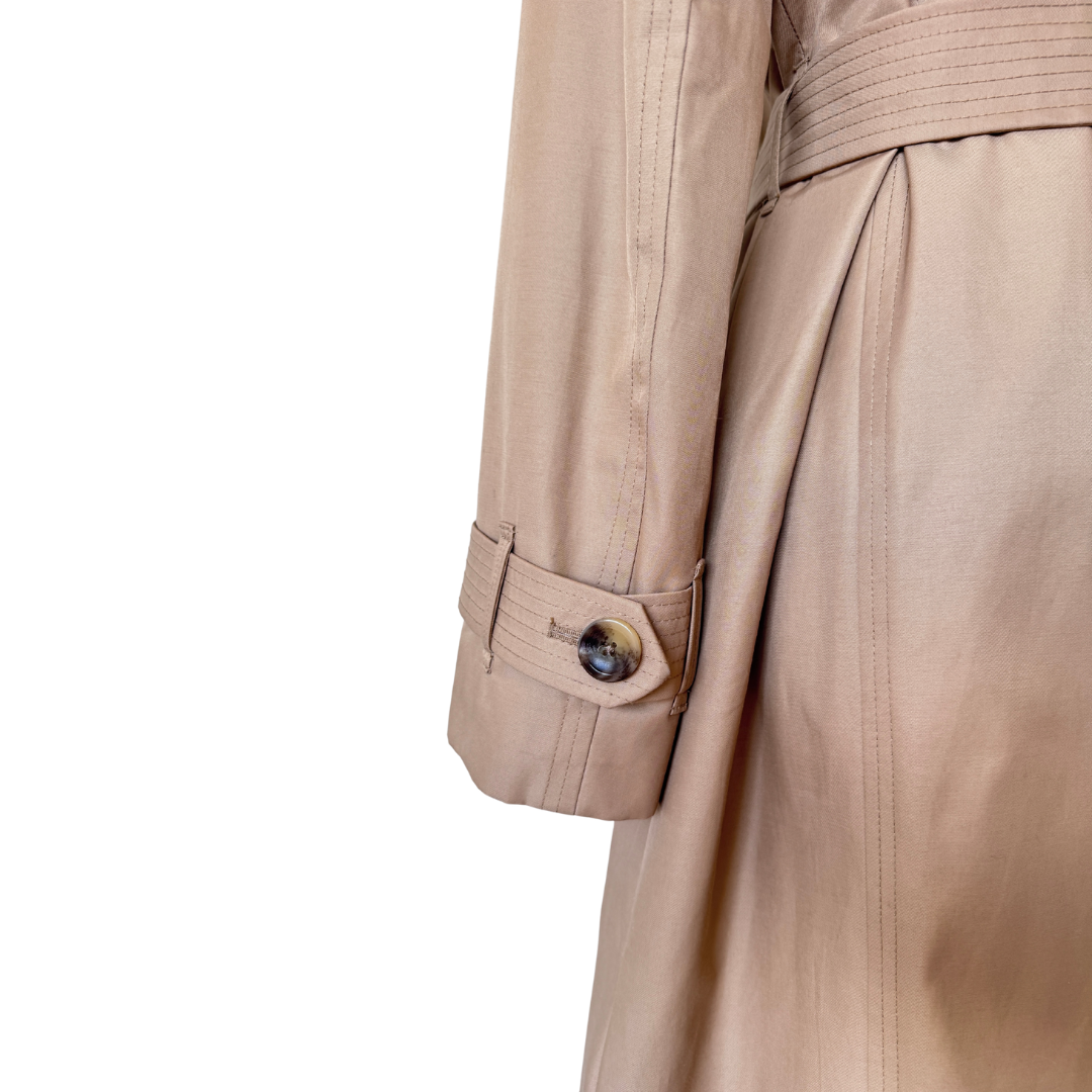 London Fog Khaki Trench Coat | Medium