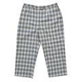 Vintage 90s Glensport Plaid Cropped Trousers | Extra-large