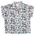 Vintage 90s Separate Scene Floral Short Sleeve Blouse | Large / Extra-Large