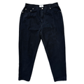 Vintage 90s Cotton Ginny Black Straight Leg Denim Jeans | 15
