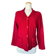 Load image into Gallery viewer, Jessica Red Wool Jacket | Large
