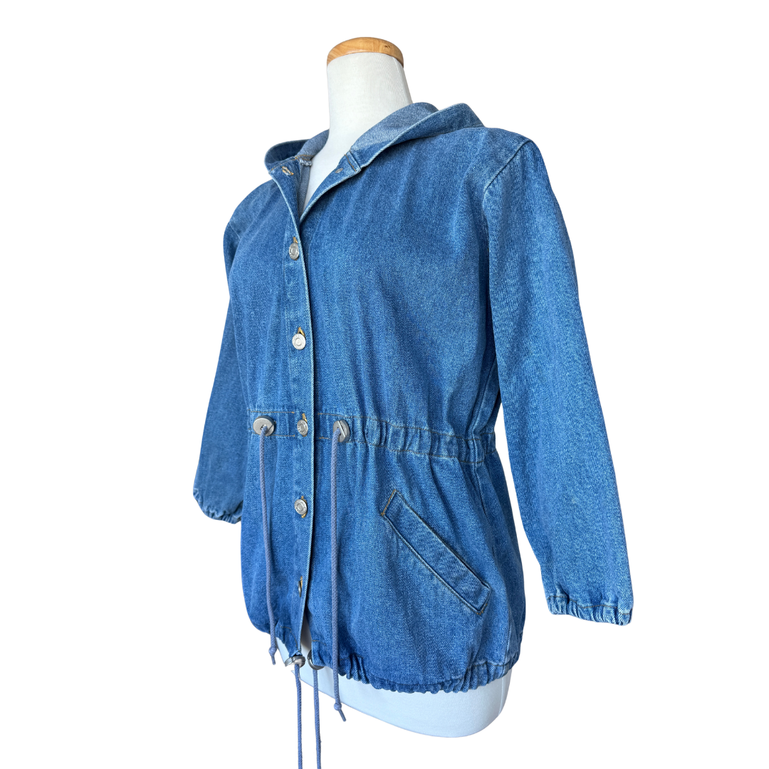 Reitman's Pop Express Hooded Denim Jacket | Small-Medium