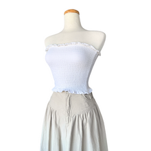 Load image into Gallery viewer, Pelican Cove Beige Cotton Skirt | Medium-Large
