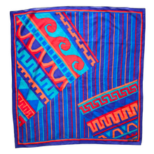 Load image into Gallery viewer, Vintage Patricia Dumont Bold Abstract Print Square Scarf
