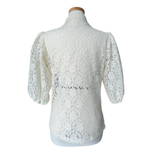 Load image into Gallery viewer, Carefree Fashions Lace Button Down Blouse | Medium-Large
