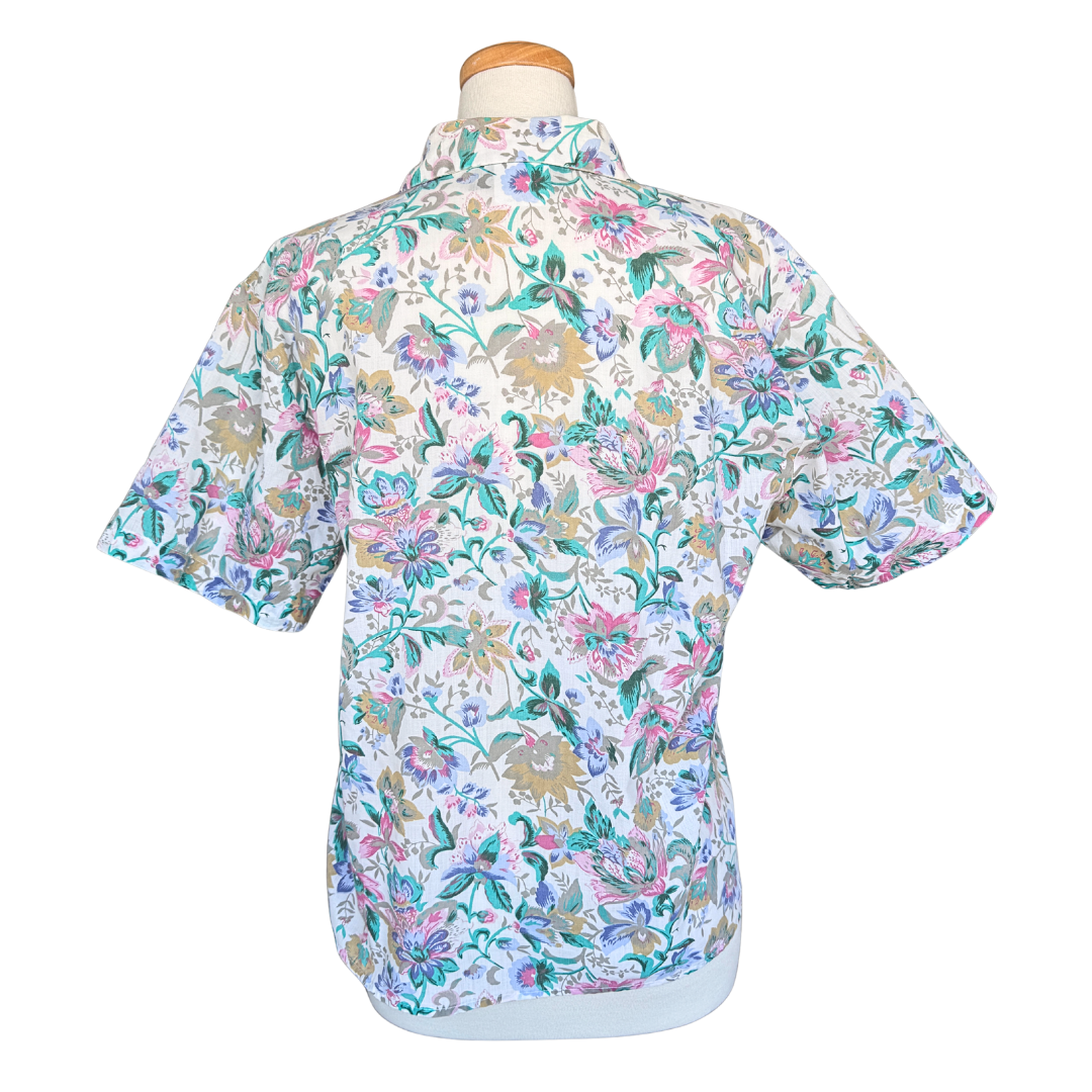 Jessie Floral and Paisley Buttoned Shirt | Large