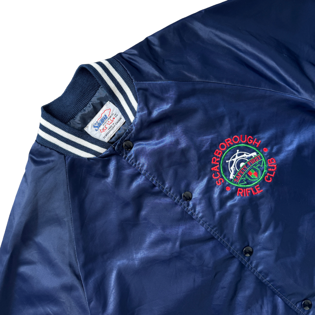 Scarborough Rifle Club Navy Bomber Jacket | Men's Large