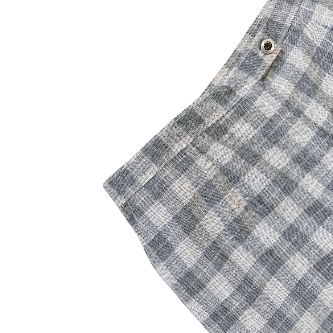 Glensport Plaid Cropped Trousers | Extra-large